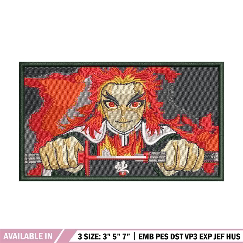 Rengoku box embroidery design, Rengoku embroidery, Anime design, Embroidery shirt, Embroidery file, Digital download.jpg
