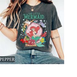vintage the little mermaid comfort, disney ariel shirt, disney princess shirt, disney aesthetic, wdw magic kingdom, prin