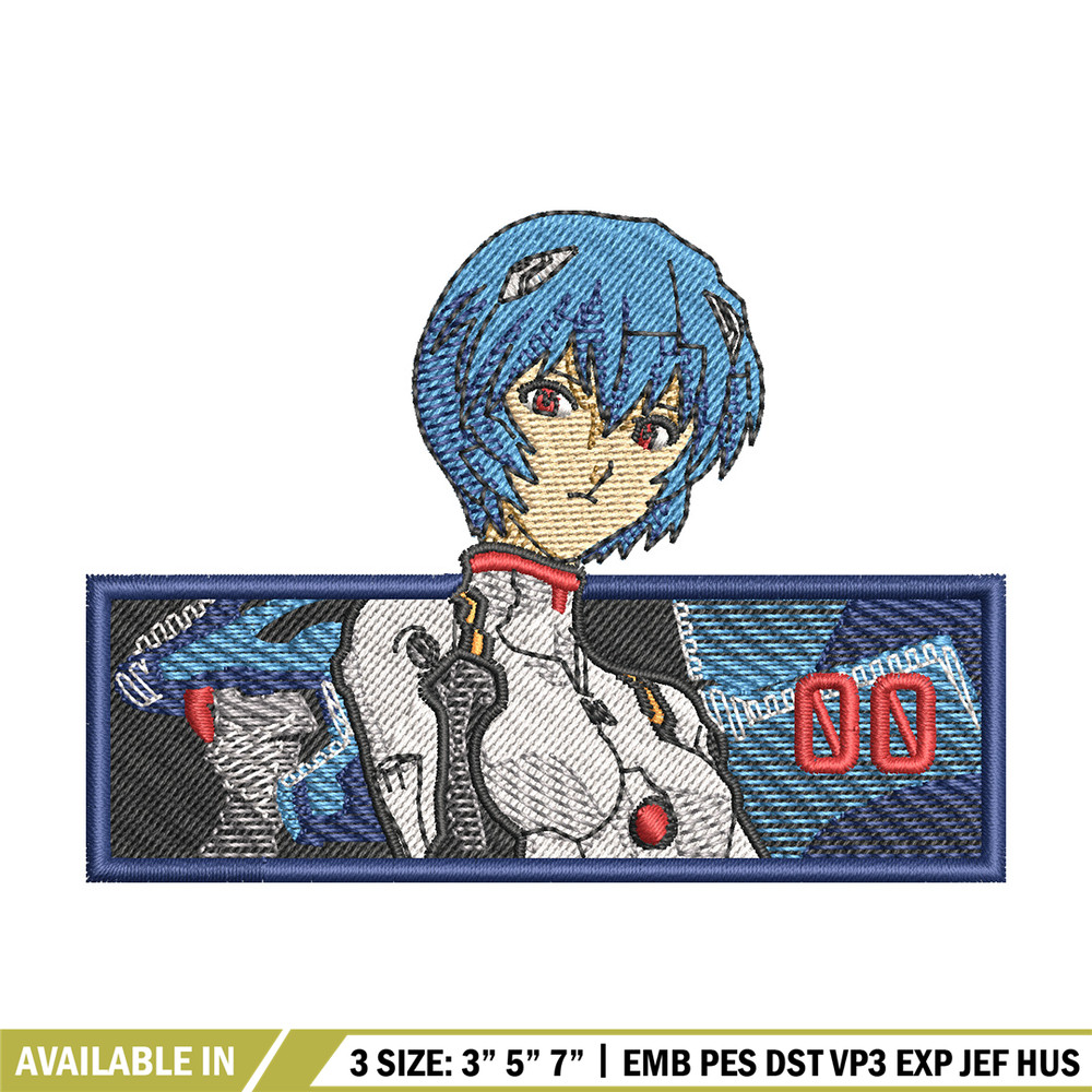 Rei box embroidery design, Shin Seiki embroidery, Embroidery shirt, Embroidery file,Anime design,Digital download.jpg