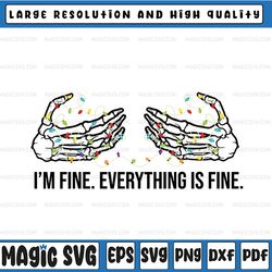 when you're dead inside but it's christmas season svg, christmas svg, holiday gift, christmas skeleton, funny christmas