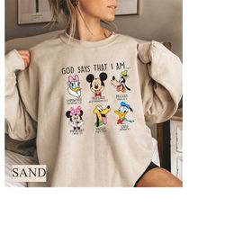 god say that i am shirt, disney shirt, disney mickey minnie shirt, mickey and friends shirt, disney kid's shirt, disney