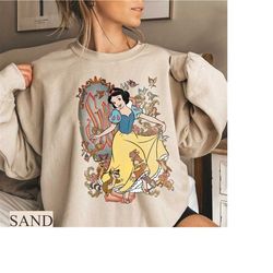 disney princess unisex shirt, snow white princess shirt, magic kingdom wdw trip shirt, vintage floral disney shirt, kid'