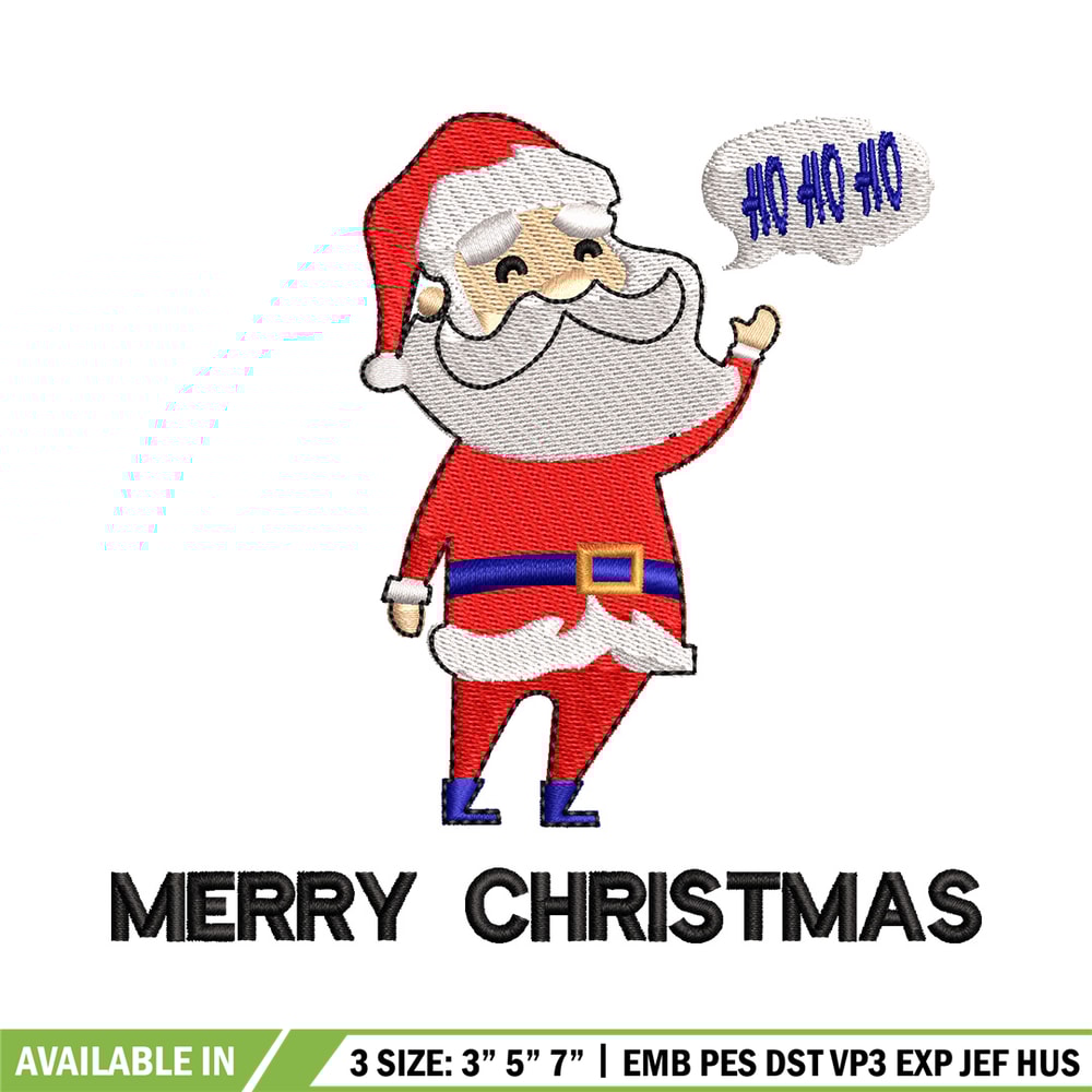 Satan hohoho embroidery design, Chrismas embroidery, Embroidery file, Embroidery shirt, Emb design,Digital download.jpg