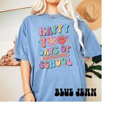 happy 100 days of school shirt, 100 days of school t-shirt, 100 days of school shirt, happy 100 days of school, 100 days