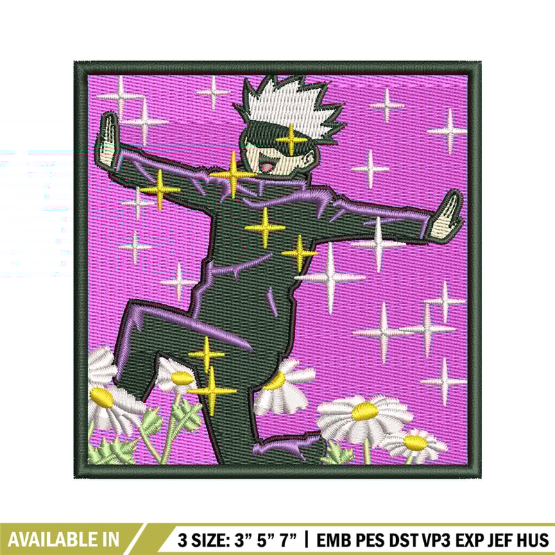 Satoru box embroidery design,Jujutsu kaisen embroidery, Nike design, Embroidery shirt, Embroidery file, Digital download.jpg