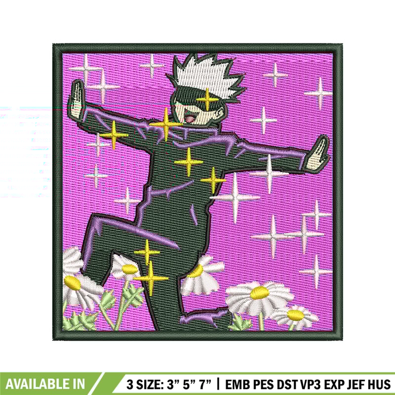 Satoru box embroidery design,Jujutsu kaisen embroidery, Nike design, Embroidery shirt, Embroidery file, Digital download.jpg