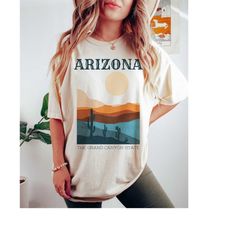 comfort colors arizona shirt arizona tee arizona gifts desert graphic shirt desert tee grand canyon shirt southwest shir