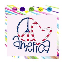 america heart, american svg, 4th of july svg, fourth of july svg, patriotic american svg, independence day svg, memorial