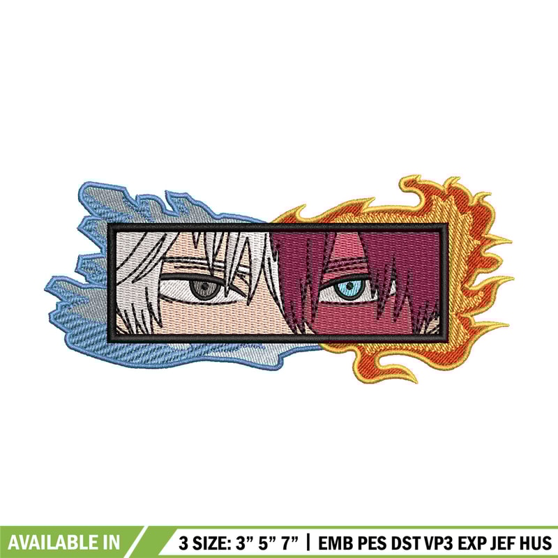 Shoto eyes embroidery design, Mha embroidery, Embroidery shirt, Embroidery file, Anime design, Digital download.jpg