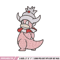 Slowking embroidery design, Pokemon embroidery, Embroidery shirt, Embroidery file, Anime design, Digital download.jpg
