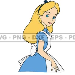 alice in wonderland svg, alice svg, cartoon customs svg, eps, png, dxf 130