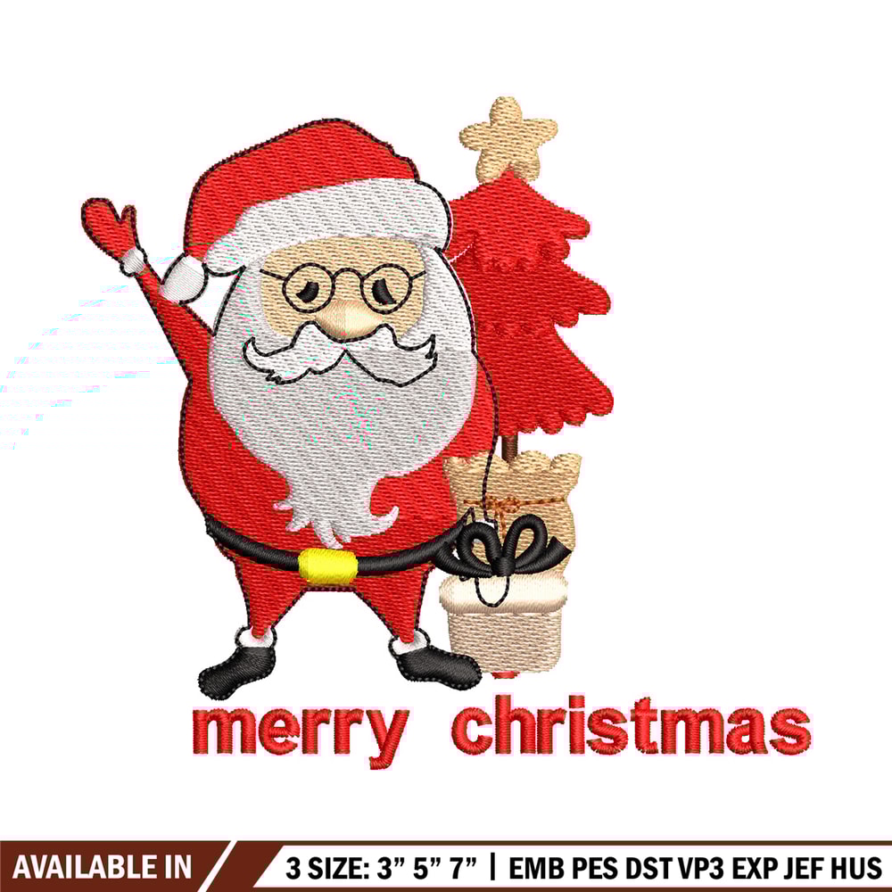 Satan red embroidery design, Chrismas embroidery, Embroidery file, Embroidery shirt, Emb design,Digital download.jpg