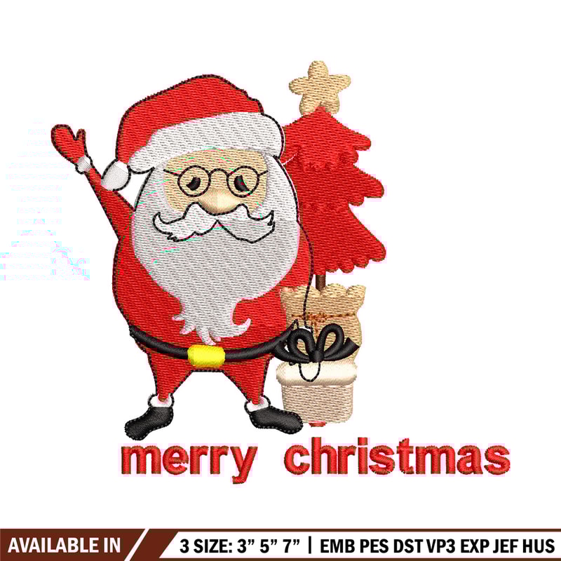 Satan red embroidery design, Chrismas embroidery, Embroidery file, Embroidery shirt, Emb design,Digital download.jpg