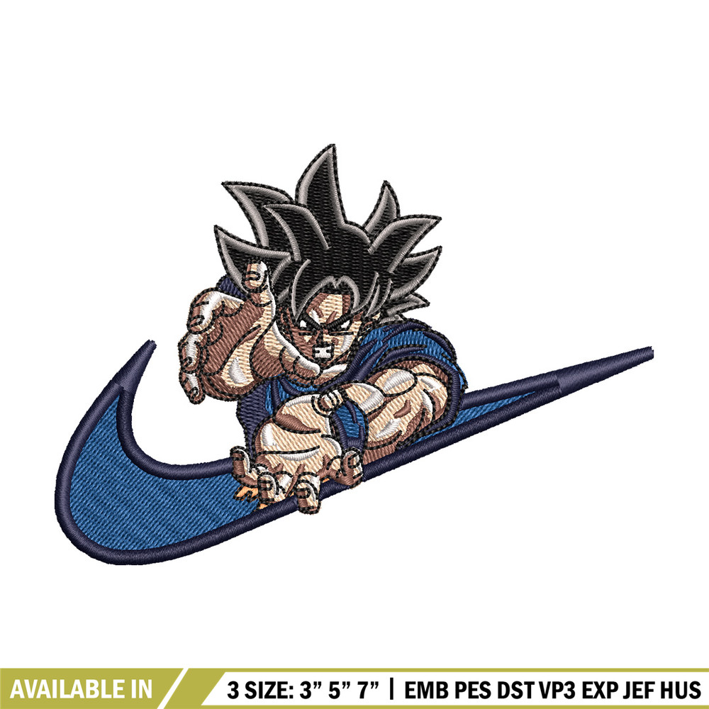 Songoku nike embroidery design, Dragonball embroidery, Nike design, Embroidery shirt, Embroidery file, Digital download.jpg