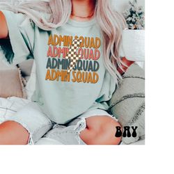 comfort colors admin squad shirt, office squad, office team, office staff, secretary shirt, gift for admin assistant, ad