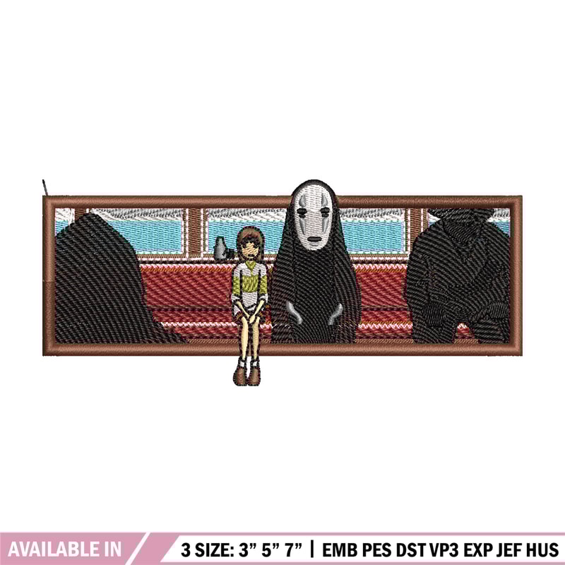 Spirited Away embroidery design, Ghibli embroidery, Embroidery shirt, Embroidery file, Anime design, Digital download.jpg