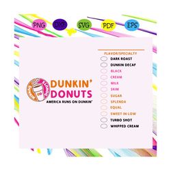 dunking donuts svg, dunking donuts coffee cup, america runs on dunking, coffee shop, coffee svg, coffee gift, trending s
