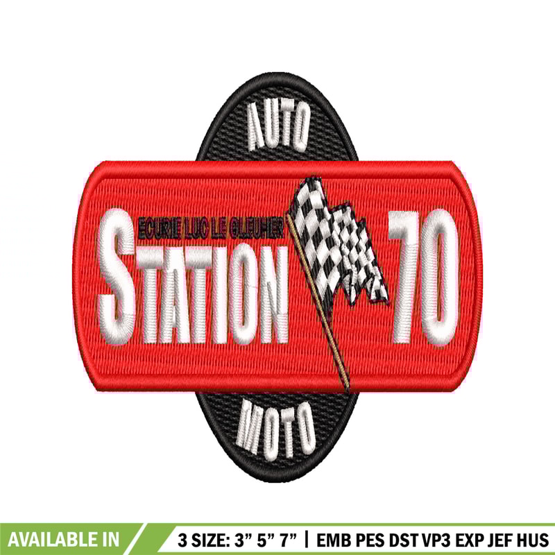 Station 70 embroidery design, Station 70 embroidery, embroidery file, logo design, logo shirt, Digital download..jpg