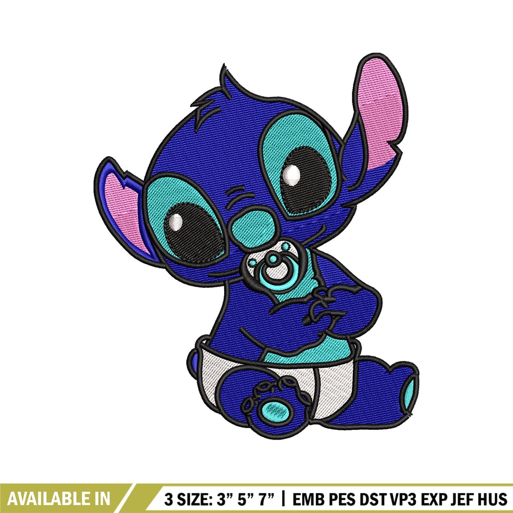 Stitch baby embroidery design, Stitch embroidery, Embroidery file, Embroidery shirt, Emb design, Digital download.jpg