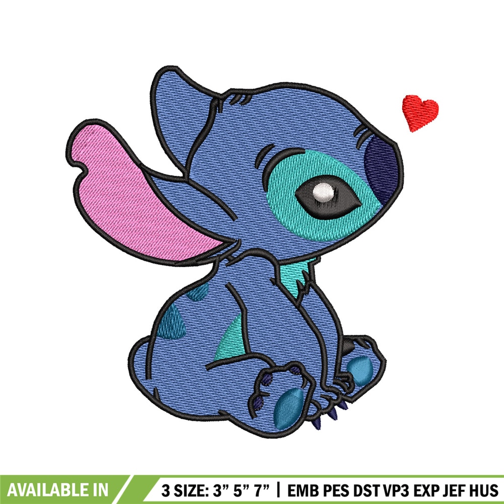 Stitch cartoon embroidery design, Stitch cartoon embroidery, Logo shirt, Disney embroidery, Digital download.jpg