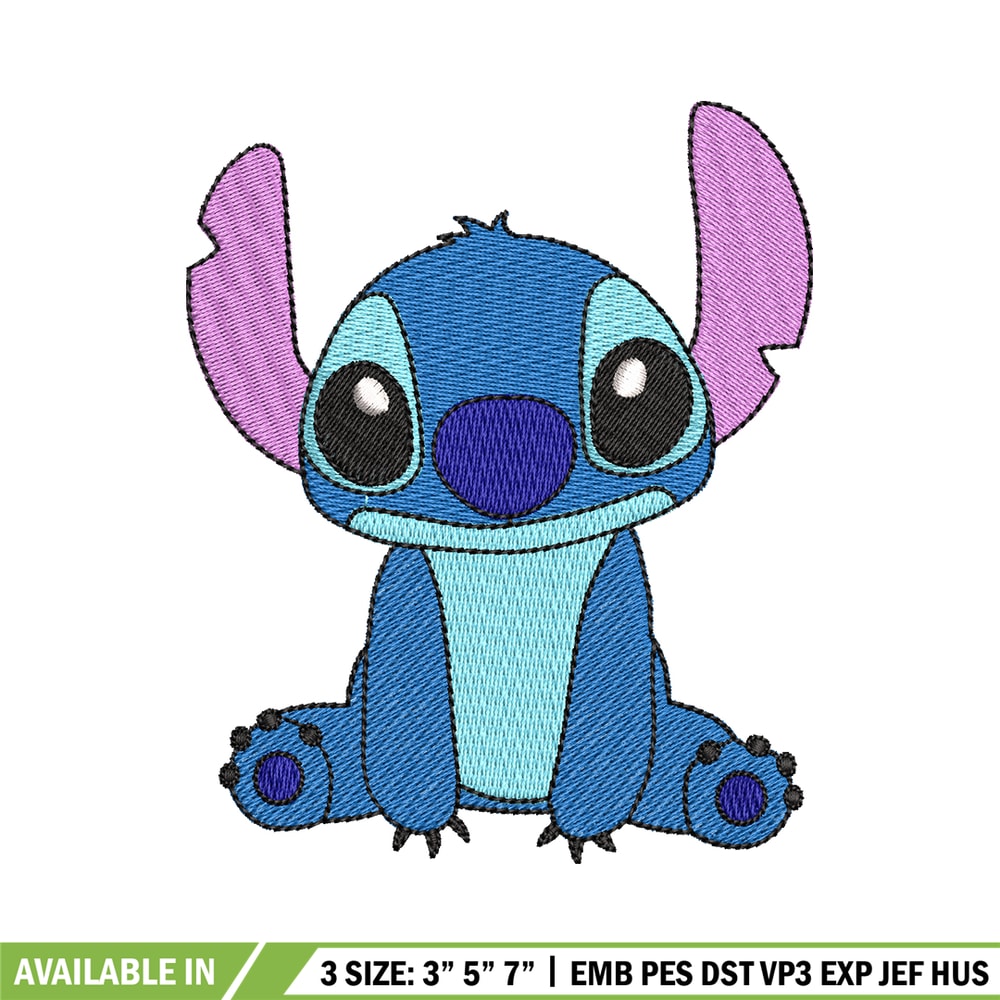 Stitch embroidery design, Stitch embroidery, logo design, Embroidery shirt, cartoon shirt, logo shirt, Instant download.jpg