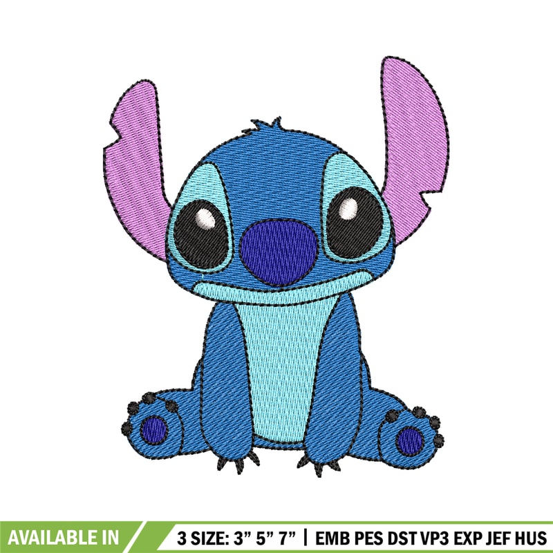 Stitch embroidery design, Stitch embroidery, logo design, Embroidery shirt, cartoon shirt, logo shirt, Instant download.jpg