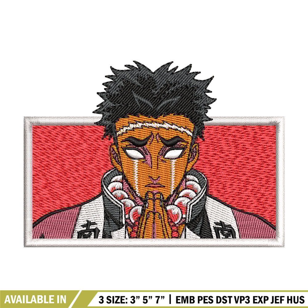 Stone hashira embroidery design, Gyomei embroidery, Anime design, Embroidery file, Embroidery shirt, Digital download.jpg