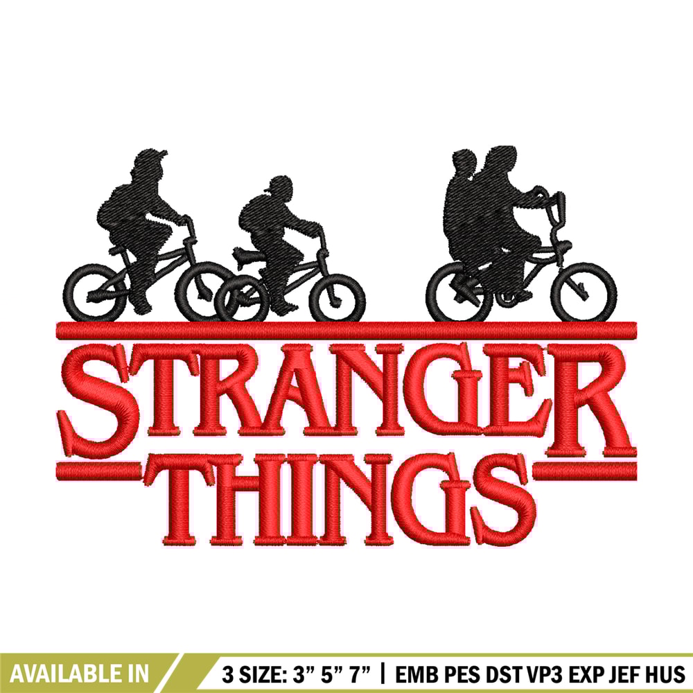 Stranger Things logo embroidery design, logo embroidery, logo design, logo shirt, Embroidery shirt, Instant download.jpg