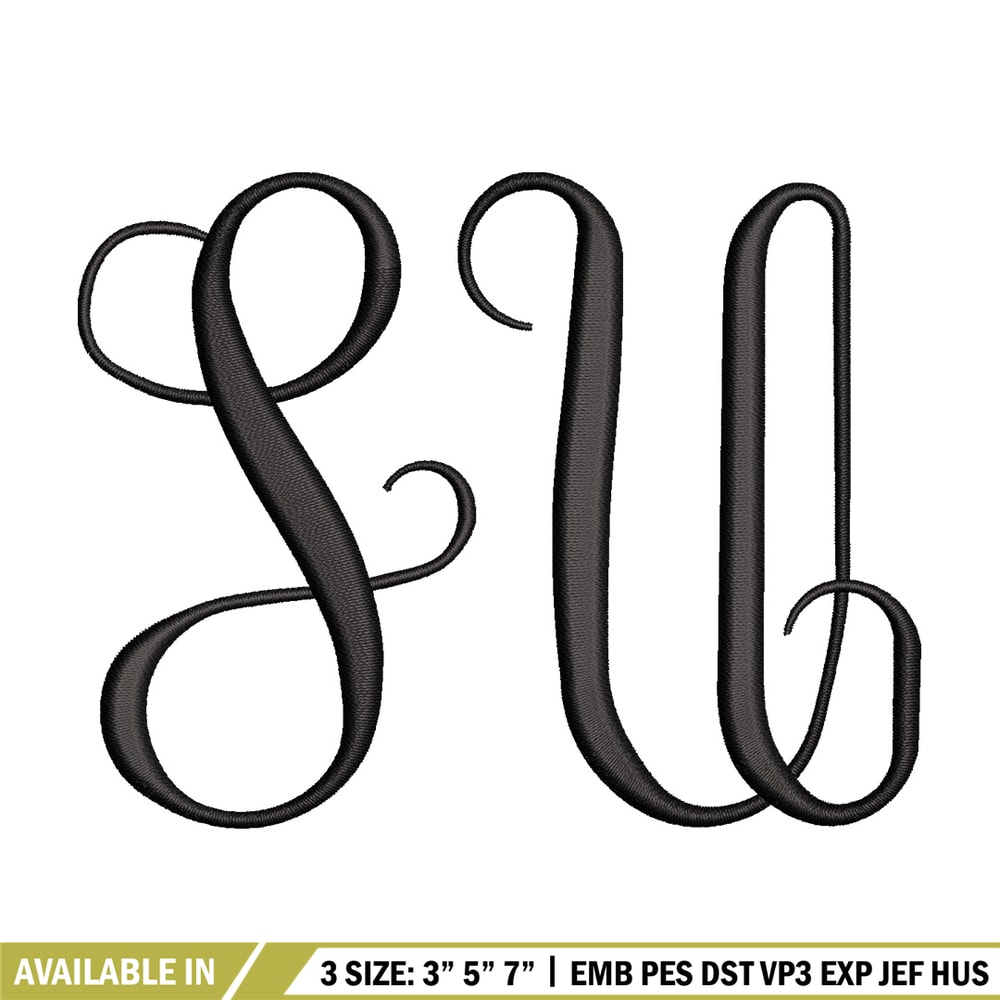 Su logo embroidery design, Logo embroidery, Emb design, Embroidery shirt, Embroidery file, Digital download.jpg