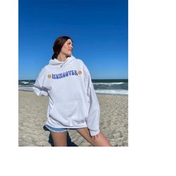 upside down smiley face hungover hoodie hungover sweatshirt smiley face hoodie trendy y2k hoodie simple hoodie beach hoo