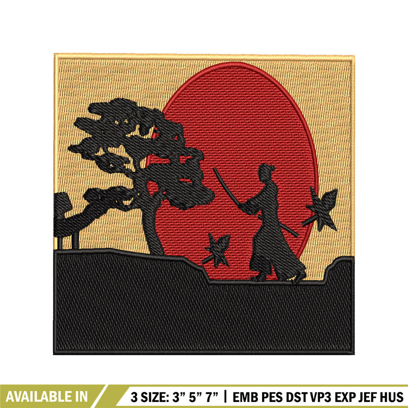 Swordsman moon embroidery design, Swordsman embroidery, embroidery file, Picture design, logo shirt, Digital download..jpg