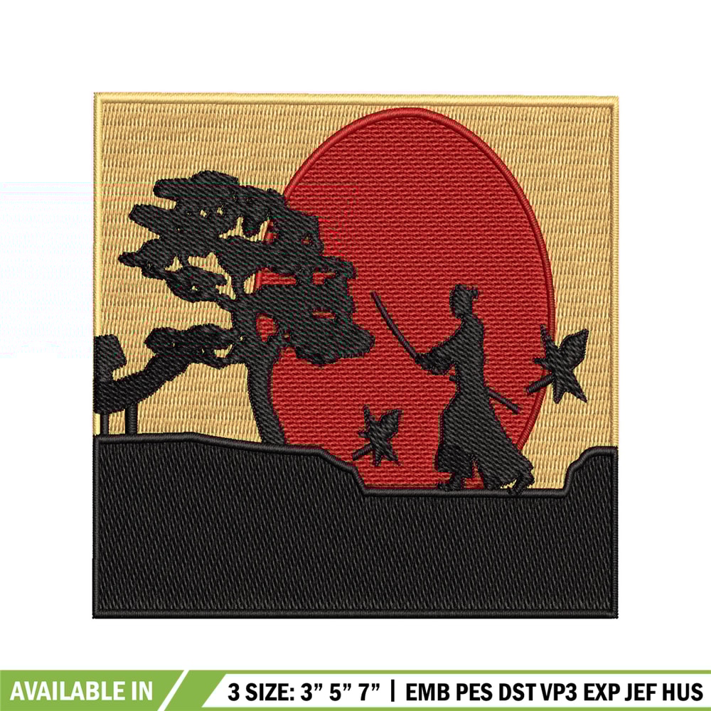 Swordsman moon embroidery design, Swordsman embroidery, embroidery file, Picture design, logo shirt, Digital download..jpg