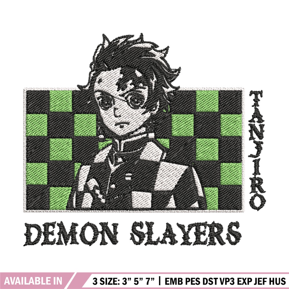 Tanjiro man embroidery design, Tanjiro embroidery, Embroidery shirt, Embroidery file, Anime design, Digital download.jpg
