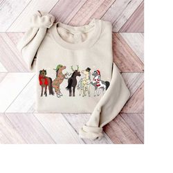 horse christmas shirt, horse lover shirt, christmas gift for horse lover, animal farm shirt