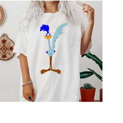 looney tunes road runner simple portrait shirt , disneyland matching outfits, disneyland family party gift 2023,disneyl