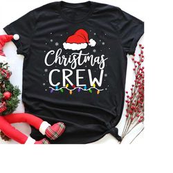 christmas crew 2023 shirt, family matching pyjamas shirt, family group christmas shirt, christmas shirt