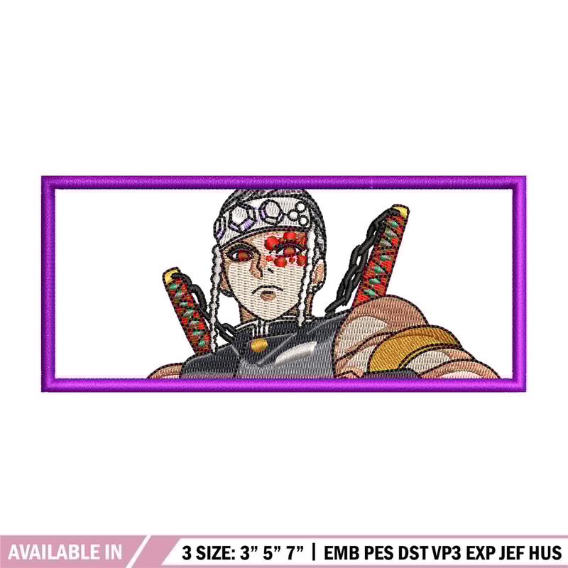 Tengen box embroidery design, Demon slayer embroidery, Anime design, Embroidery shirt, Embroidery file, Digital download.jpg