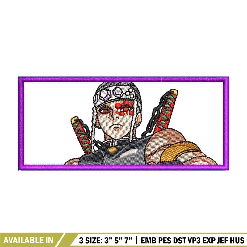 Tengen box embroidery design, Demon slayer embroidery, Anime design, Embroidery shirt, Embroidery file, Digital download.jpg