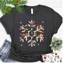 Dachshund Snowflakes Shirt, Christmas Snowflakes Shirt, Merry Christmas Shirt, Dog Christmas Shrit