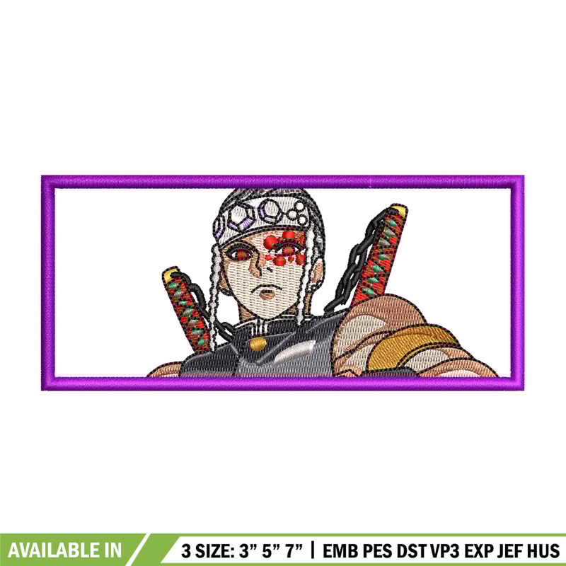 Tengen box embroidery design, Demon slayer embroidery, Anime design, Embroidery shirt, Embroidery file, Digital download.jpg