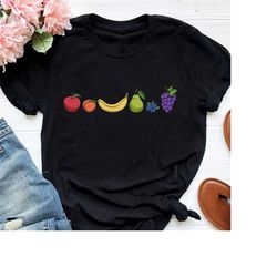 Rainbow Fruity Lgbt Shirt, LGBTQ Fruits Shirt, Pride Month Shirt, Ally Gay Lesbian Gift Shirt