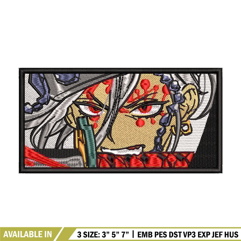 Tengen Uzui embroidery design, Kimetsu no Yaiba embroidery, embroidery file, anime design, anime shirt, Digital download.jpg