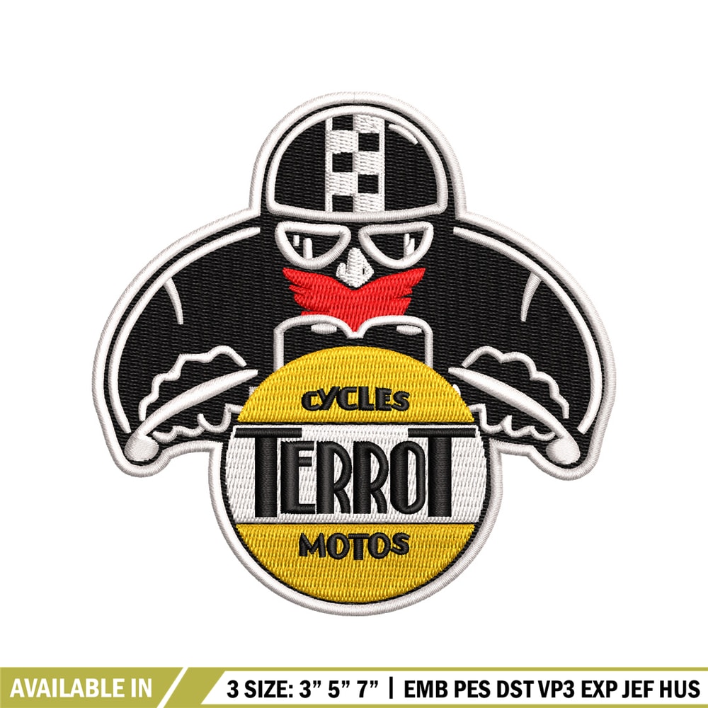 Terrot logo embroidery design, Terrot logo embroidery, logo design, embroidery file, logo shirt, Digital download..jpg