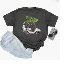 christmas golf cart shirt, golf christmas shirt, golfer chrismtas gift