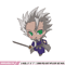 Toshiro chibi embroidery design, Bleach embroidery, Anime design, Embroidery file, Embroidery shirt, Digital download.jpg