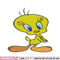 Tweety cartoon embroidery design, Tweety cartoon embroidery, cartoon design, embroidery file, Digital download..jpg