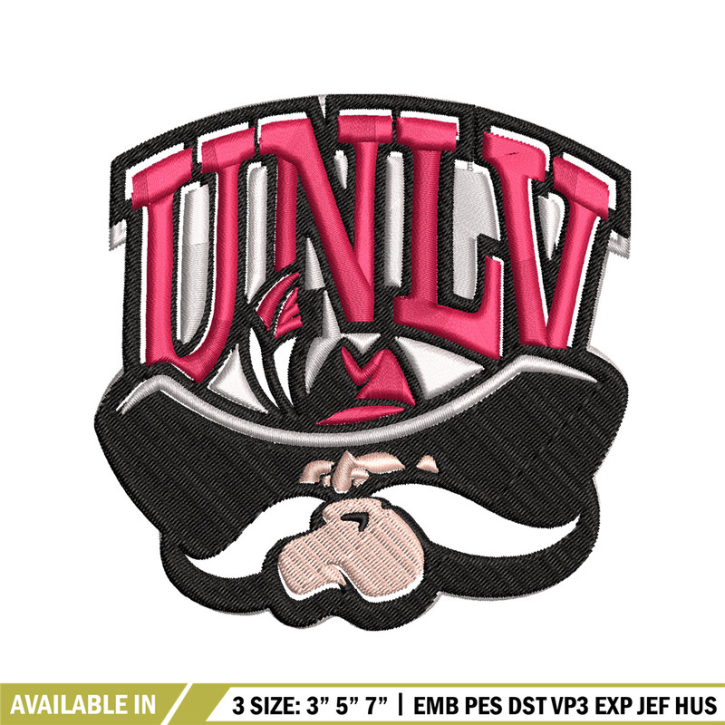 UNLV Rebels embroidery design, UNLV Rebels embroidery, logo Sport, Sport embroidery, NCAA embroidery..jpg