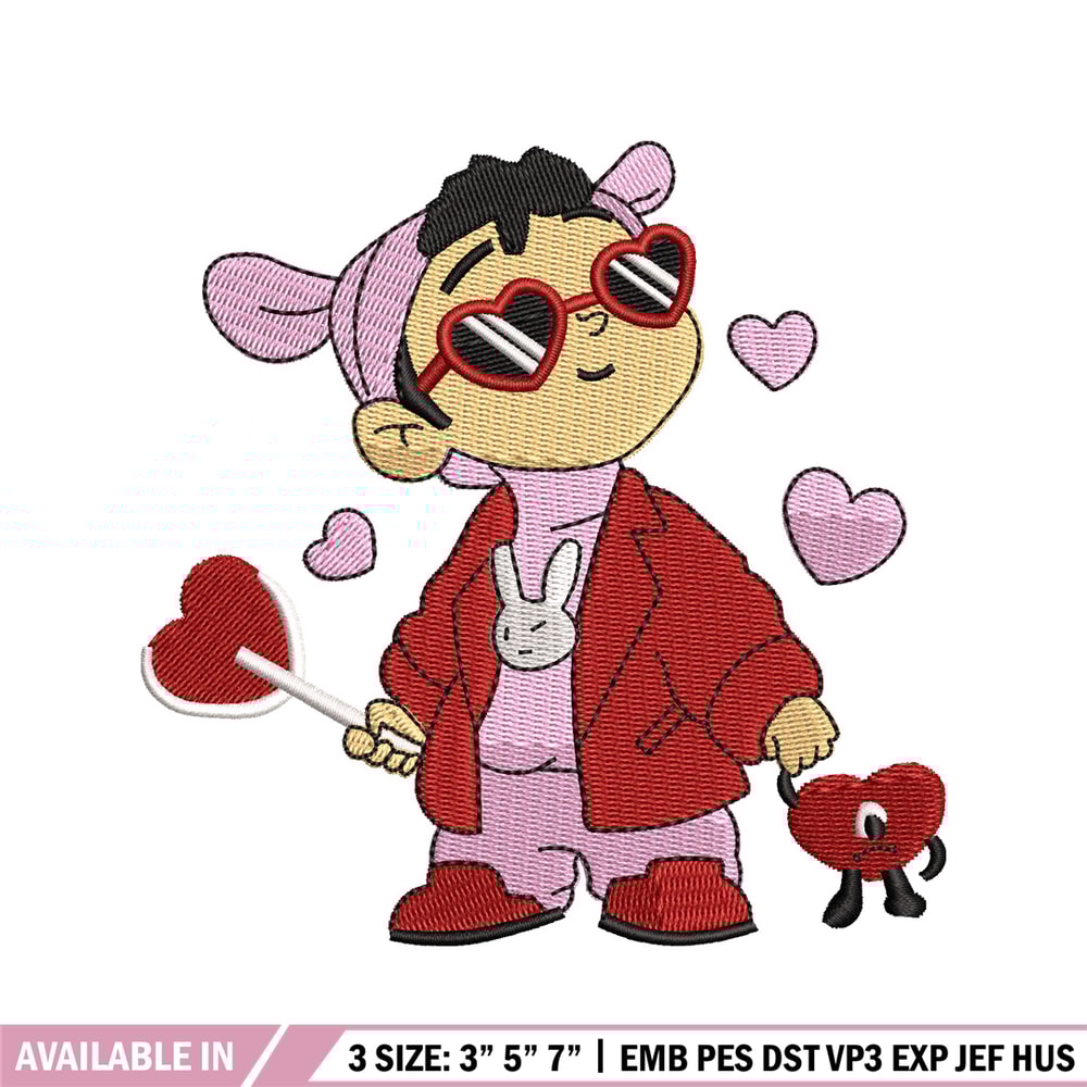 Valentine Baby Benito embroidery design, Valentine embroidery, embroidery file, Valentine design, Digital download.jpg