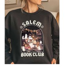 ghost books halloween shirt, retro books shirt, halloween ghost shirt, book lover shirt, salem ghost book club shirt