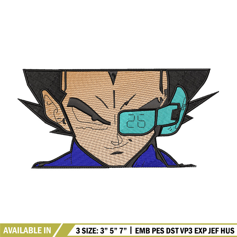 Vegeta eyes embroidery design, Dragonball embroidery, Anime design, Embroidery shirt, Embroidery file,Digital download.jpg